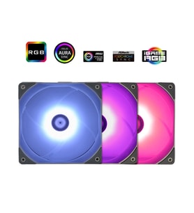 Thermalright TL-C12R-L RGB 120mm Siyah 3’lü Kasa Fanı