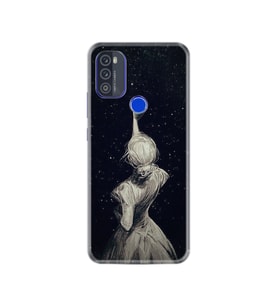 Reeder P13 Blue Max 2021 Kılıf Resimli Desenli Baskılı Silikon Kılıf Star Woman 1332