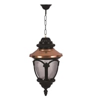 AVONNI BFE-68057-BSY Kahverengi/Siyah Boyalı Dış Mekan Aydınlatma E27 Aluminyum Polikarbon Cam 25cm