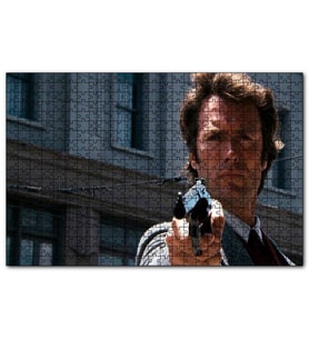 Cakapuzzle Clint Eastwood Kirli Harry  Puzzle Yapboz MDF (Ahşap) (120 Parça)