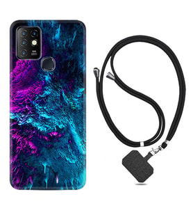 INFINIX Hot 8 9 10 11S Hot 10 Play 10T Kılıf Boyun Askılı Silikon Explosive 1734
