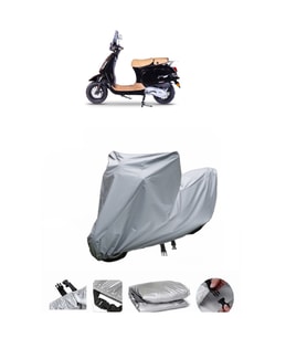 Falcon Cooper 125 EFI  Gri Motosiklet Brandası ARKA ÇANTA UYUMLU DEĞİLDİR