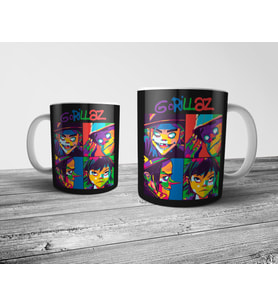 Pixxa Gorillaz Kupa Bardak Model 2
