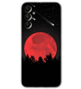 Galaxy A05s Kılıf HD Desen Baskılı Kılıf - Kanlı Ay