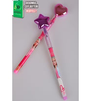 x Dekomus Lisanslı Barbie Parlak Silgili Geçmeli Kalem Tek Adet