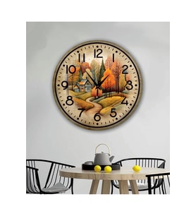 bilge Tasarım RETRO Duvar Saati 40 x 40 CM (Karışık)