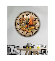bilge Tasarım RETRO Duvar Saati 40 x 40 CM (Karışık)