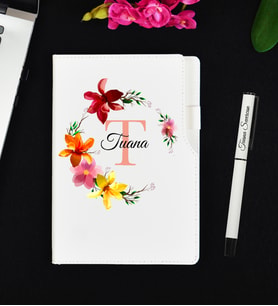 Sevgiliye Hediye Kişiye Özel Defter ve Roller Kalem Hediye Seti