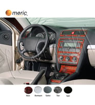 Meriç® Skoda Octavia Ön Torpido Kaplama Maun 15 Parça 2004-2009 (Maun)