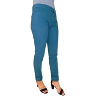 Kadın Düşük Bel Kanvas Pantolon BGL-ST01594 (Mavi)