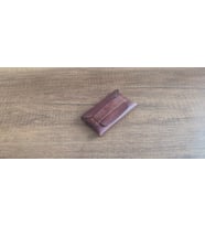 Sumerian Minimalist Deri Kartlık Tarçın (RFİD Kart Koruma ve Anahtarlık Hediye)