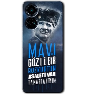 Tecno Camon 19 Pro Kılıf HD Desen Baskılı Kılıf - Bozkurt Atatürk