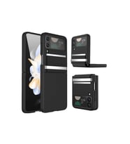 Galaxy Z Flip 3 Kılıf Belt Flip Kapak - Siyah