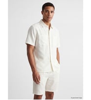 LCW Vision Beyaz Regular Fit Çift Cepli Erkek Gömlek