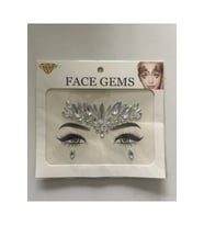 Face Sticker Yapışkanlı Yüz Taşı Yüz Süsleme Taşları