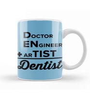Doctor Engineer Artist Dentist 033 Kupa Bardak Porselen