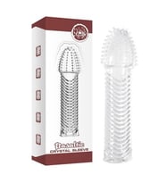Pretty Love Basaltic Delay Sleeve Silikon Penis Kılıfı Uzatmalı Prezervatif