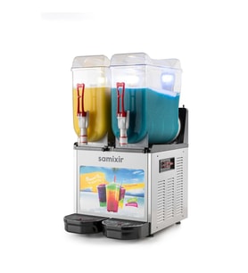 Samixir Twin Allure Çiftli 12+12 Lt Slush Buzlaş Karlamaç Makinesi SLUSH-24-IA