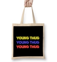 Young Thug Young Thug Young Thug Logo Quotes Bez Çanta Uzun Saplı