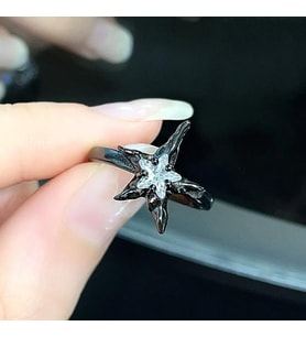 Dükkan Design Y2K - Gotik, Modern, Çok Şık Yıldız Yüzük