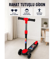 Kız ve Erkek Çocuk Scooterı 3 Tekerlekli Dengeli ve Kolay Kullanımlı Skuter