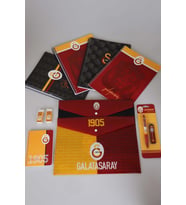 LİSANSLI GALATASARAY A4 SPIRALLI 2 ADET KARELİ,2 ADET ÇİZGİLİ DEFTER,VERSATİL UÇLU KALEM 0.7MM ,BLOKNOT,2 ADET ÇITÇIT DOSYA,2 ADET SİLGİ SETİ