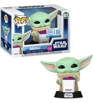 Funko Pop! Disney Star Wars: Mandalorian & Grogu - Grogu (Flocked) (Special Edition) #825 Bobble-Hea
