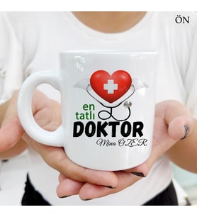 En Tatlı Doktor Renkli Tasarımlar ve Dekoratif Kişiye Özel Kupa Bardaklar