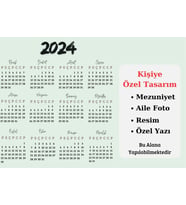 Kişiye Özel Takvim - Fotoğraflı 2024 Takvimi