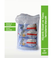 Bioxi® Hijyenik Klozet ve Yüzey Temizleme Mendili – 30’lu Paket ile Kolay ve Etkili Temizlik
