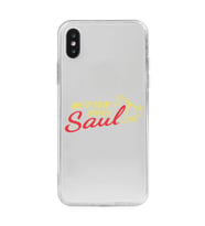 Iphone XSMAX Uyumlu Better Call Saul Tasarımlı Şeffaf Telefon Kılıfı