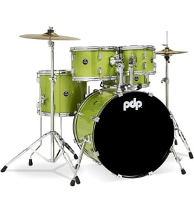PDP Drums centerstage 20 Inch 5-Parça Akustik Davul Seti (Electric Green)
