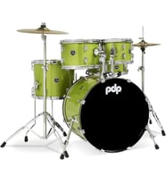 PDP Drums centerstage 20 Inch 5-Parça Akustik Davul Seti (Electric Green)