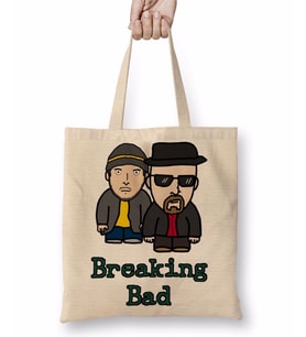 Walter White e Jesse Pinkman Breaking Bad Bez Çanta Uzun Saplı
