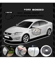 Ford Mondeo Oto Araç Kapı Koruma Fitili 5metre Parlak Siyah Renk