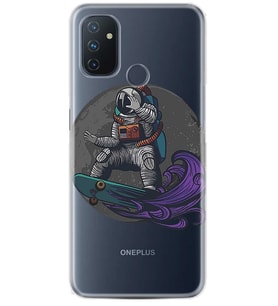 Kılıfland One Plus Nord N10 Kılıf Silikon Resimli Kapak Astronaut Surf Stok 852