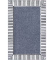 Eliana Home Baskılı, Yıkanabilir Kaymaz Taban Salon Halısı LNA1718 100x150 cm (Mavi)