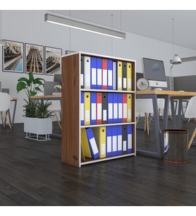 Kenzlife klasörlük raflı ilkutay cvz 105*80*30 kitaplık ofis arkalıksız