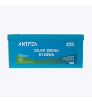 Antfea 25.6V 200Ah ABS Lityum Akü Akıllı Ekran LiFePo4