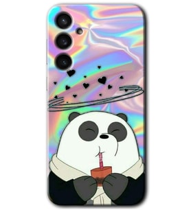 Galaxy S23 FE Kılıf HD Desen Baskılı Arka Kapak - Milkshake Panda