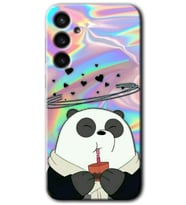 Galaxy S23 FE Kılıf HD Desen Baskılı Arka Kapak - Milkshake Panda