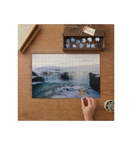 Buzul - Kar - Manzara Tasarımı 240 parça Ahşap Puzzle Ahşap Kutuda MP05808