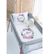 %100 Delux Pamuk Isme Özel 70x120 Park Yatak Nevresim Takımı