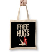 Cute Free Hugs Jiu Jitsu BJJ Martial Arts Bez Çanta Uzun Saplı