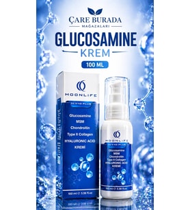 Glukozamin Bakım Kremi 100 Ml (MSM & Chondroitin & Type 2 Kolajen & Hyaluronic Acid)