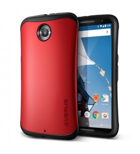 Verus Nexus 6 ile Uyumlu Case Thor Series Kılıf HARD DROP Crimson Red