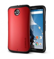 Verus Nexus 6 ile Uyumlu Case Thor Series Kılıf HARD DROP Crimson Red