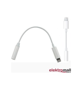 Lightning To Aux 3.5Mm Apple Uyumlu iPhone Kulaklık Çevirici - Aux Dönüştürücü