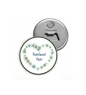 Anneler Günü Hediyesi Isime Özel Magnet ( Açacaklı Magnet )