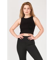 Giyim Dünyası Kadın Crop Body Siyah